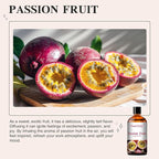 PHATOIL Passion Fruit Fragrance Oils for Aromatherapy, 3.38FL.OZ Diffuser Oils for Home, Perfect for Aromatherapy, Humidifiers, Yoga, DIY Candle and Soap Making - 100ml