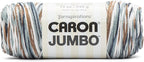 Caron 327689 294009-9009 Jumbo Ombre Yarn - (4) Medium Worsted Gauge 100% Acrylic - 12 oz - Country Basket - Machine Wash & Dry