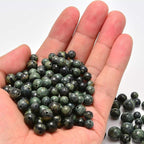 NCB 200pcs 6mm Kambaba Jasper Loose Beads for Jewelry Making, Natural Semi Precious Beads Round Smooth Gemstones Spacer Beads Charms for Necklaces Bracelets (Kambaba Jasper, 6mm 200Beads)