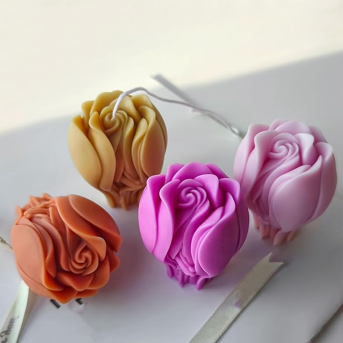 Flower Resin Molds - Silicone Resin Casting Molds for Soap, Candle, Wax, Resin Making & Home Decor