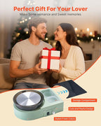 VEVOR Mini Pottery Wheel For Kids and Beginners, 6” Turntable, Two-way Rotation, Adjustable Speed, Complete Pottery Set with Clay Art Supplies Sculpting Tools, Craft Gifts for Kids Teens Adults, Green