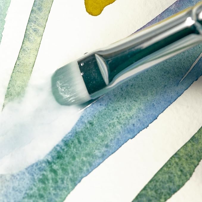 Creative Mark Scrubber Watercolor Paint Brush Set of 3, Watercolor Paintbrushes for Correcting Mistakes and Color Lifting