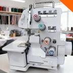 Serger Sewing Machine, Desktop Overlock Sewing Machine with LED Light and Accessories Kit, for Lapel Padding Hemming Sewing