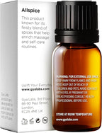 Gya Labs Allspice Essential Oil - 0.34 Fl Oz - for Hair, Skin, Diffuser, Aromatherapy & DIY Candle Making Scent