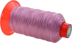 Mandala Crafts Bonded Nylon Thread Mauve Heavy Duty Sewing Threads - 415 YDs Size 346 210D T350 Tex 350 Thread for Leather Jeans Weaving Outdoor Marine Upholstery Threads
