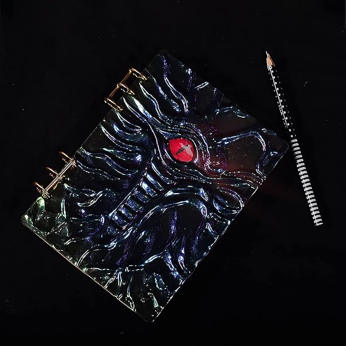 2 Set Cover Mold Dragon Resin Eye Devil Table Decoration Flower 3D Chocolate Silicone for Candle