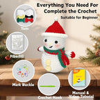 THOVY Crochet Kit for Beginners,Crochet Starter Kit w Step-by-Step Video Tutorials,Easy Beginner Crochet Kit for Adults,DIY Crochet Starter Set