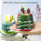 Aufien Candle Sand with Wicks, 21.4 Oz Pearled Candle, DIY Bead Powder Sand Wax Making kit Refillable Non Toxic for Handmade, Wedding and Halloween Christmas Decorations Light Blue Unscented