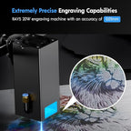 Longer 20W Laser Engraver Module, DIY laser head for Laser Engraver, Eye Protection, Compatible with RAY5 Series and B1Series
