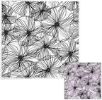 Flowers Background Clear Stamps for Card Making Scrapbooking Crafting DIY Decorations, Flowers Transparent Silicone Seal Rubber Clear Stamps for Embossing Album Crafts