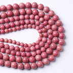 6mm 63pcs 7A Premium Gemstone Rhodochrosite Beads Natural Stone Round Loose Energy Healing Beads for Jewelry Making DIY Bracelet