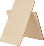 100 Pack 6 x 4 Inch Unfinished Wood Cutouts for Crafts, Natural Wood Rectangle Blank Pieces Wooden Tags Slices for Painting, DIY Craft, Decoration