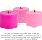 Pink Candle Dye 2oz for Soy Candle Making – Highly Concentrated Candle Wax Dyes – Candle Shop Premium Color Dye Chips for Soy Wax, Beeswax, Paraffin