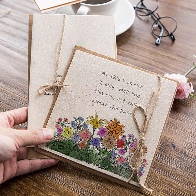 Flowers Leaves Background Clear Stamps for Card Making Paper Craft, Plants Sunflower Flower Branch Clear Silicone Reusable Seal Stamps for Holiday Card Making Decoration and DIY Scrapbooking