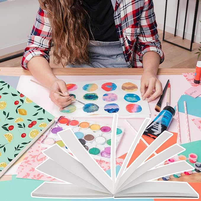 30 Sheets Watercolor Paper Pad 9x12, 140 lb/300 GSM Cold Press Watercolor Paper Tearable Water Color Pad for Art Painting, Drawing