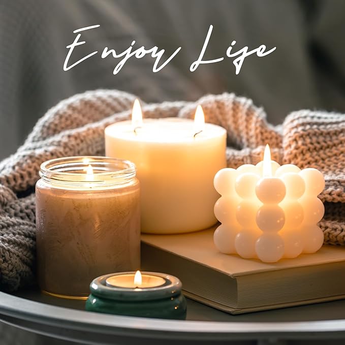 Soy Wax Flakes, Waxcanpy Natural Candle Wax, Organic Soy Wax for Candle Making from Farm, No Additives, Harmless and Pure (2lb)