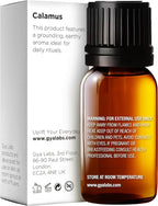 Gya Labs Calamus Essential Oil - 0.34 Fl Oz - for Hair, Skin, Diffuser, Aromatherapy & DIY Candle Making Scent