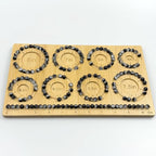 Petoysoso Bead Boards for Jewelry Making, Bamboo Beading Board for Jewelry Bracelet Making, Bracelet Bead Board, Bracelet Bead Board for Bracelet, Jewelry Making Supplies,DIY Bead Tray Bracelet Tray