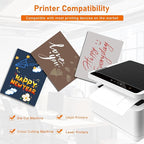 100 Sheets Grey Cardstock 8.5 x 11 Certificate Paper, 75lb Gray Card Stock Printer Paper for Wedding, Crafting, Memus, Making Cards，Invitations