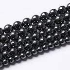 38pcs 10mm AAA Black Hematite Beads Natural Stone Gemstone Round Loose Beads for Jewelry Making DIY Bracelets Necklace Earrings