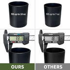 SUPMIND 12 Pack 10oz Glass Candle Jars with Lids and Sticky Labels, Empty Candle Jars for Making Candles Bulk Containers(Matte Black)