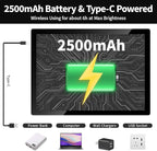 Rechargeable A4 Light Box for tracing with Padded case,Magnetic Light pad Built-in 2500mAH Battery,5 Levels of Brightness Light Table,Portable Light Board for Diamond Painting Drawing,Sketching,X-ray