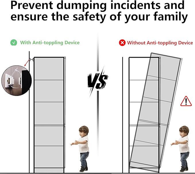 Wooden Display Storage Cabinet with Glass Door, LED Lights,Showcase for Collections, Perfume, Vinyl Albums, Bookcase for Home Office, Living Room, Clinic, Pantry (5 Layers-Black)