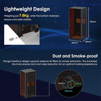 Cloudray Protective Cover Fiber Laser Enclosure 15.2"W x 29.6"H, Compatible with 500mm Lift Column Table, Safety Cover for Laser Engraver Cutter Machine