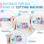 Tintnut Tie Dye Permanent Vinyl Roll - 12" x 5ft, Seamless Purple Red Permanent Adhesive Vinyl, Swirl Patterned Self Sticker for Cutting Machine, Home Decor