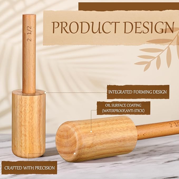 Baderke Cup Pottery Molds, Create Pottery Mug Vases, Cup Molds Crockery Shaping Tool, Assist in Hand Building Crockery Mugs for DIY Ceramic Cup Mug Vase Making(2 1/2 ", 11-12 oz)