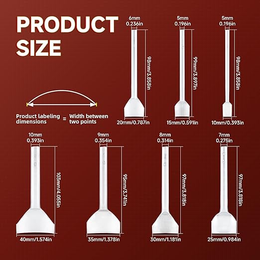 7Pcs Leather Craft Tools Precision Arc-Shaped Quarter Circle Punches Set & Edge Cutters for Belt, Wallet, and Bag Making (Sizes from 10mm to 40mm)