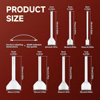 7Pcs Leather Craft Tools Precision Arc-Shaped Quarter Circle Punches Set & Edge Cutters for Belt, Wallet, and Bag Making (Sizes from 10mm to 40mm)