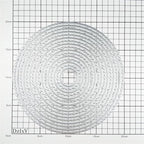 DzIxY Round Lace Background Metal Cutting Dies for Card Making Kit Embossing Paper Die Cuts Set Scrapbook Stencils Supplies Machine Templates