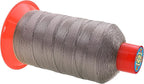 Mandala Crafts Bonded Nylon Thread Taupe Heavy Duty Sewing Threads - 800 YDs Size 207 630D T210 Tex 210 Thread for Leather Jeans Weaving Outdoor Marine Upholstery Threads