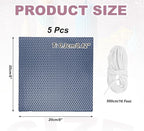 MECCANIXITY Beeswax Candle Making Kit,8x8 Inch 5pcs Dark Blue Beeswax Candle Sheets with 1pcs Cotton Wick for DIY Craft Gift Making