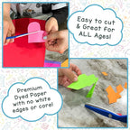 Hygloss Bright Colored Cardstock - 11x17-Inch, 12 Assorted Colors, 96 Sheets, 65 lb/ 176 gsm, Fade-Resistant, Acid-Free Color Card Stock Paper