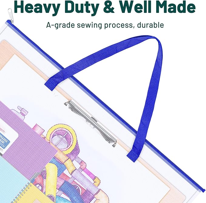 Bulletin Board Poster Storage Bag, Art Portfolio Bag, Portfolio Folder for Artwork, Artwork Storage Case for Poster, Bulletin Board, Scrapbook, Keepsake and Teaching Materials (26'' x 20'')