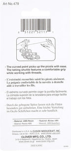 Clover Tatting Shuttles Arts Supplies, 6" Height x 3" Length x 0.5" Width, colors may vary