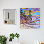 Falling in Art Unfinished Birch Wood Panels Kit for Painting, Wooden Canvas 2 Pack of 18 x18 Studio 3/4" Deep, Cradle Boards for Pouring, Art, Crafts, Burning and More