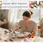 HIQILI Watermelon Fragrance Oil for Candle & Soap Making, DIY Fruity Perfume, Bath Bombs, Long-Lasting Diffuser Oil, Skin Care - 1 Fl Oz