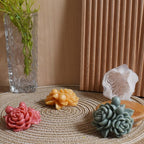 Silicone 3D Flower Bud Mold - Wave Candle Silicone Resin Casting Molds for Candle & Resin & Soap Craft Supplies