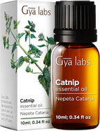Gya Labs Catnip Essential Oil - 0.34 Fl Oz - for Hair, Skin, Diffuser, Aromatherapy & DIY Candle Making Scent