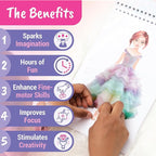 Sticker Dress Up Fashion Runway - Sticker Activity Book for Kids. Learn Girls Fashion Design with Stickers and Guides for Kids 5 and up. Little Designer Creativity Book