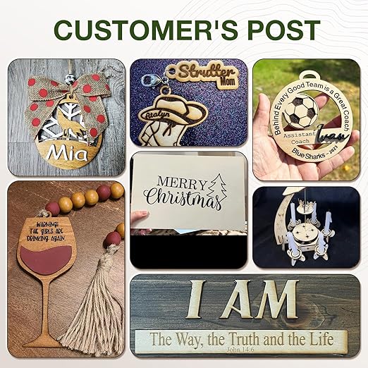 10 Pack Bubinga Plywood, 12 x 12 x 1/8 Inch 3mm Plywood for Laser Cutting and Engraving, Thin Unfinished Wood Sheets Blanks for Architectural Models and DIY Wood Crafts