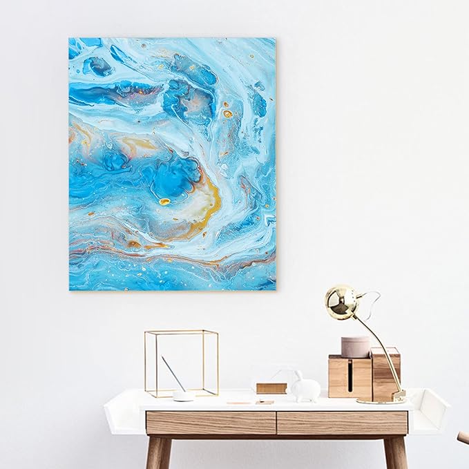 Falling in Art Unfinished Birch Wood Panels Kit for Painting, Wooden Canvas 2 Pack of 20 x28 Studio 1" Deep, Cradle Boards for Pouring, Art, Crafts, Burning and More