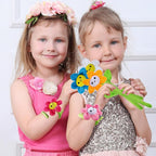 10 Pcs Plush Sunflower Flower Stuffed Bendable Stems Plush Bouquet Toy Soft Rose Flower 12.6 Inch for Christmas Classroom 2025 Mother's Day Valentines Day Girl Girlfriend Wife(10 Pcs Colorful Daisy)