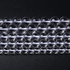 AAAAA Natural Clear White Crystal Quartz Beads Round Loose Spacer Beads for Jewelry Making DIY Bracelets Crystal Energy Healing Power Stone 45pcs 8mm 15 Inch