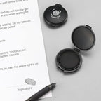 1 Pack Thumbprint Fingerprint Ink Pad Stamp Pad for Notary Supplies Identification Security ID Fingerprint Cards Law Enforcement Fingerprint Black Stamp Ink pad