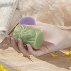 Wolf Cylinder Animal Resin Casting Silicone Mold for Home Decor & Candle Making Wave Spiral Mold