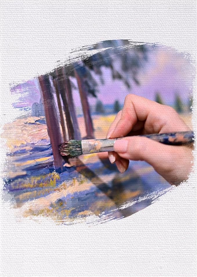 100 Pack Bulk Painting Canvas Panels, Classroom Value Pack Art Canvas, Small Canvases for Classroom Students, Painting Hobby Painters Using (8 x 10 Inch)